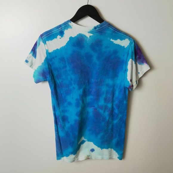 Gildan T Shirt Festive Trendy Tie Dye Tee Short Sleeve 100% Cotton Logo Adult - Picture 3 of 10